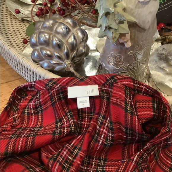 J. Jill Tartan Plaid Blouse - Picture 2 of 3